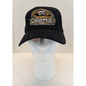 Men's Baseball Cap NASCAR Sprint Cup Series 2008 Black 100% Cotton Adjustable